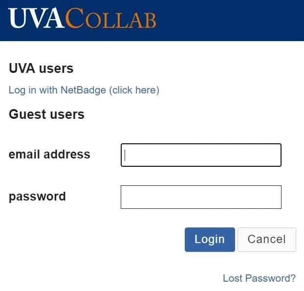 How to log into uva collab