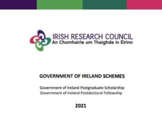 Government of Ireland Postgraduate Scholarship Programme 2021 for study in Ireland