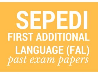 Sepedi past exams paper and memo Pdf Download