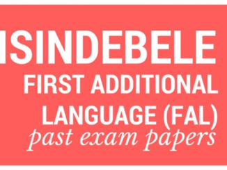 Past matric exam papers: Isindebele First Additional Language (FAL)