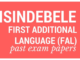 Past matric exam papers: Isindebele First Additional Language (FAL)
