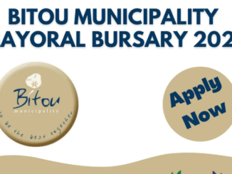 Bitou Municipality Mayoral Bursary 2021 Apply Now