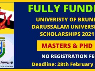 Brunei Darussalam Government Scholarship 2021 | Fully Funded