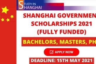 Shanghai Government Scholarships 2021 | Fully Funded