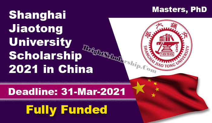 Study in China Shanghai Jiaotong University Scholarship 2021 (Fully Funded)