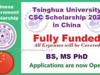 Study In China Tsinghua University CSC Scholarship 2021  (Fully Funded)