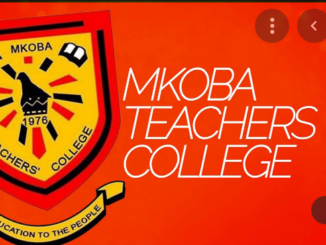Mkoba Teachers College (MTC) Admission List of Accepted  students Intake 2021/2022