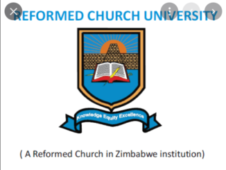 PDF Reformed Church University (RCU) Application Form Download 2021/2022