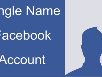 How to Create Single/One Name on Facebook?