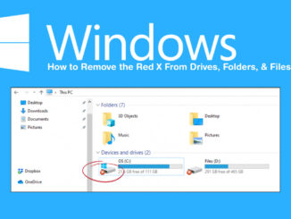 How to fix the red X mark on folders in Windows 10/11