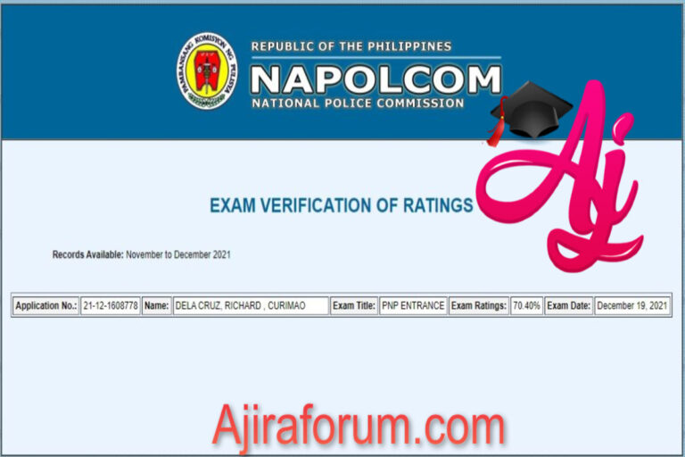 Exam Result April 2023 PNP Entrance Exam Complete List of Passers