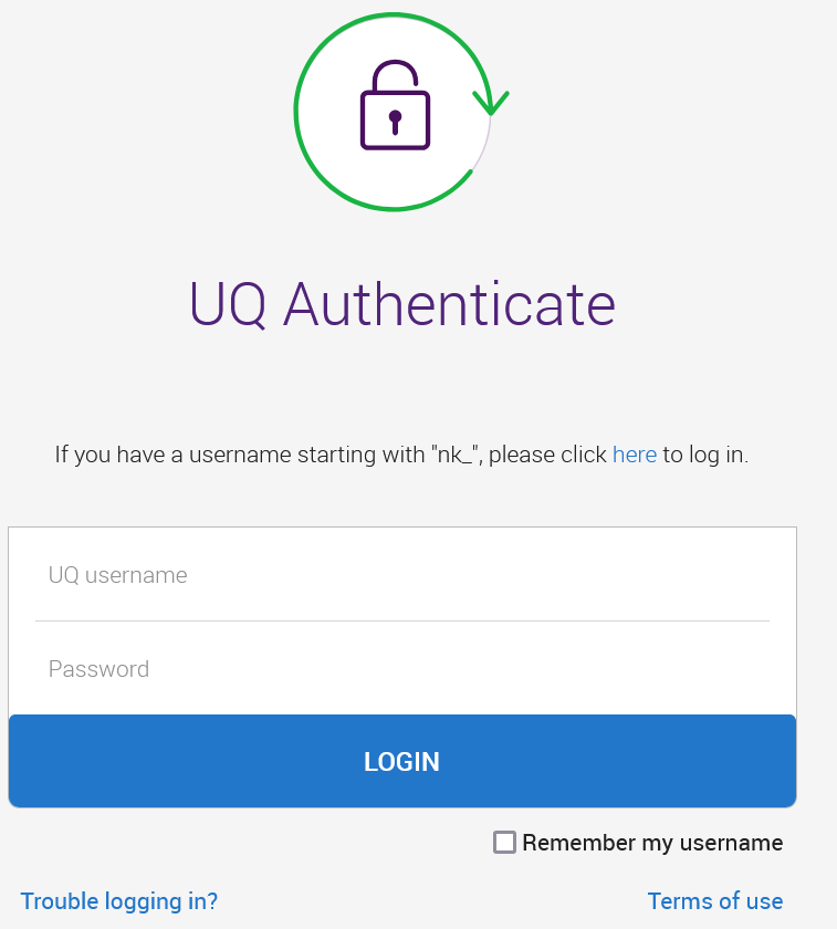 How to log into uq blackboard