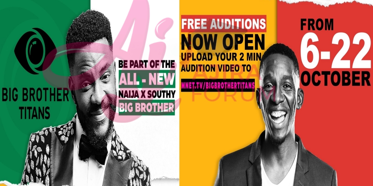 Apply Big Brother Titans Audition 2023 For Nigerians And South Africans