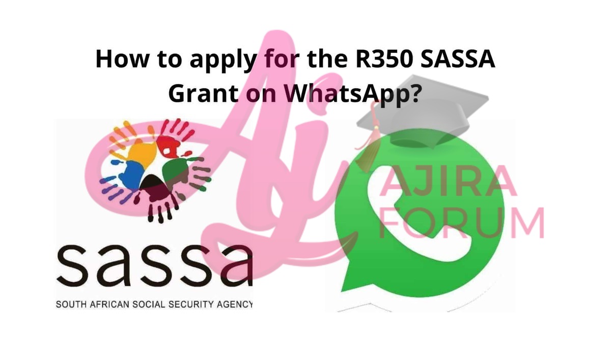 How to apply SASSA R350 Grants Via WhatsApp