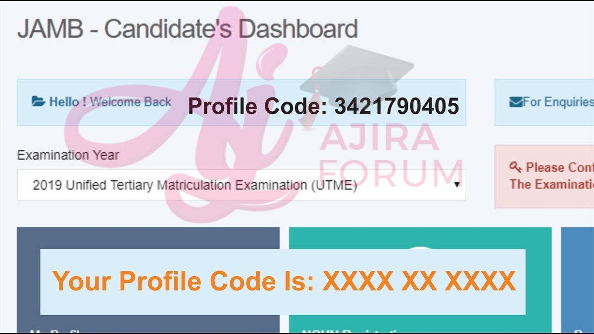 How to Get JAMB Profile Code