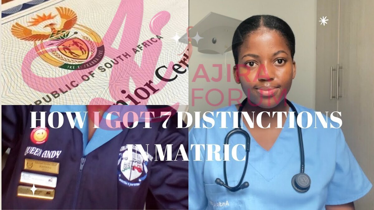 HOW I GOT 7 DISTINCTIONS IN MATRIC(Study Tips)