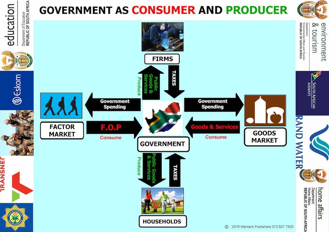 Why the government can be classified as a consumer and producer