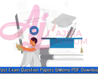 University of South Africa UNISA Past Exam Question Papers and Memo Pdf Download