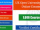 Open University UK Online Courses 2020 With Free Verified Certificates