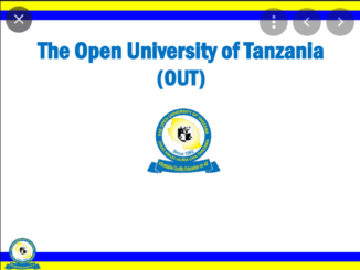 Majina ya wanafunzi waliochaguliwa kujiunga chuo cha Open University of Tanzania OUT 2021/2022