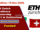 Study in Switzerland ETH Zurich Excellence Scholarship 2021