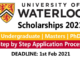 Study in Canada University of Waterloo Scholarships in Canada 2021