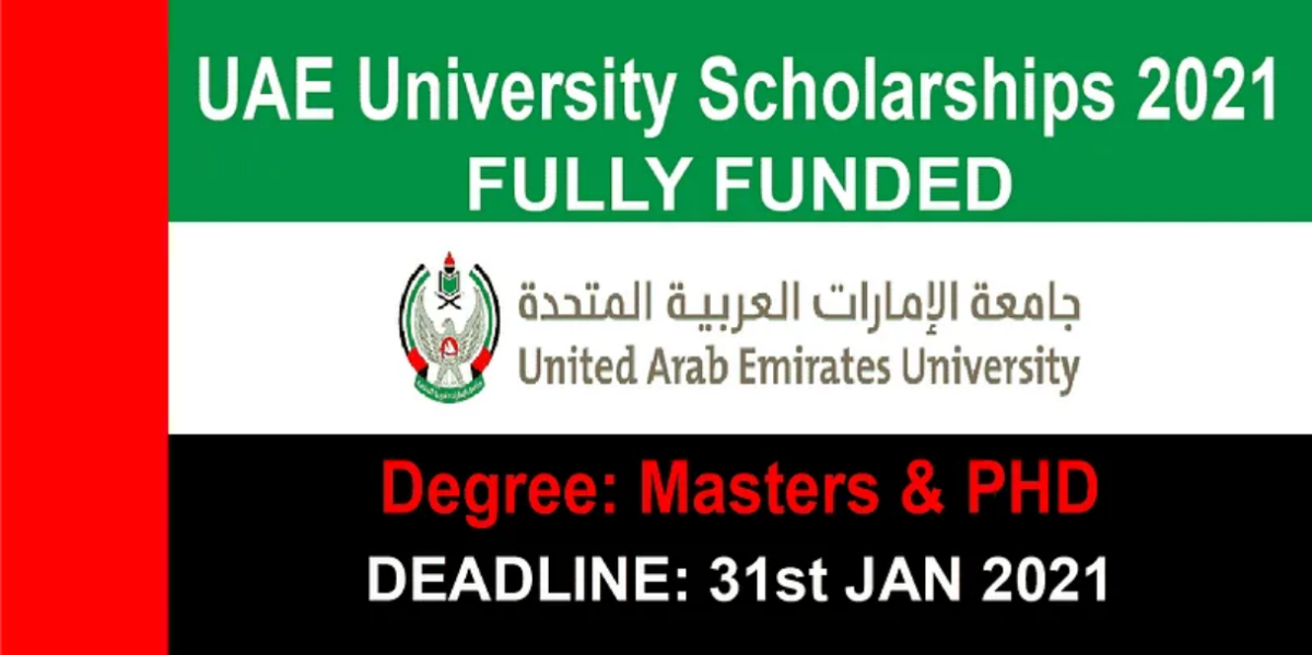 UAE University Scholarships 2021 | Funded Apply now