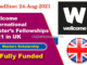 Wellcome International Master’s Fellowships 2021 in UK (Fully Funded)