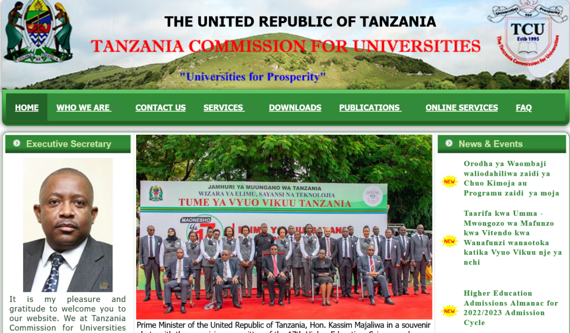 Selected students to join Universities in Tanzania 2023/2024Post za vyuo
