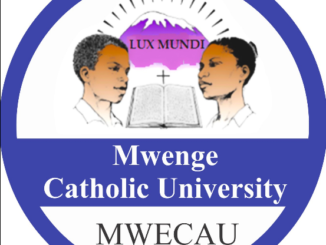 Mwenge Catholic University (MWECAU) Prospectus PDF Download 2021/2022