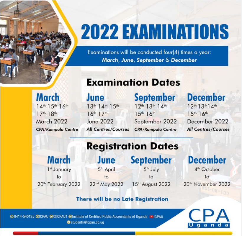 ICPAU Exam results  (ATD, CPA & CTA) Uganda 2022/2023