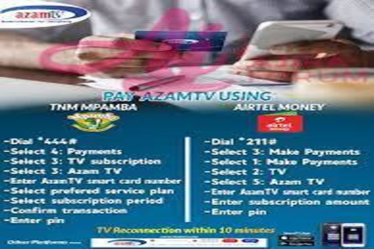 How to pay Azam TV bill online by Airtel Money in Tanzania