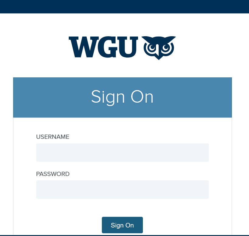 WGU Student Portal Login– my.wgu.edu (Western Governors University)