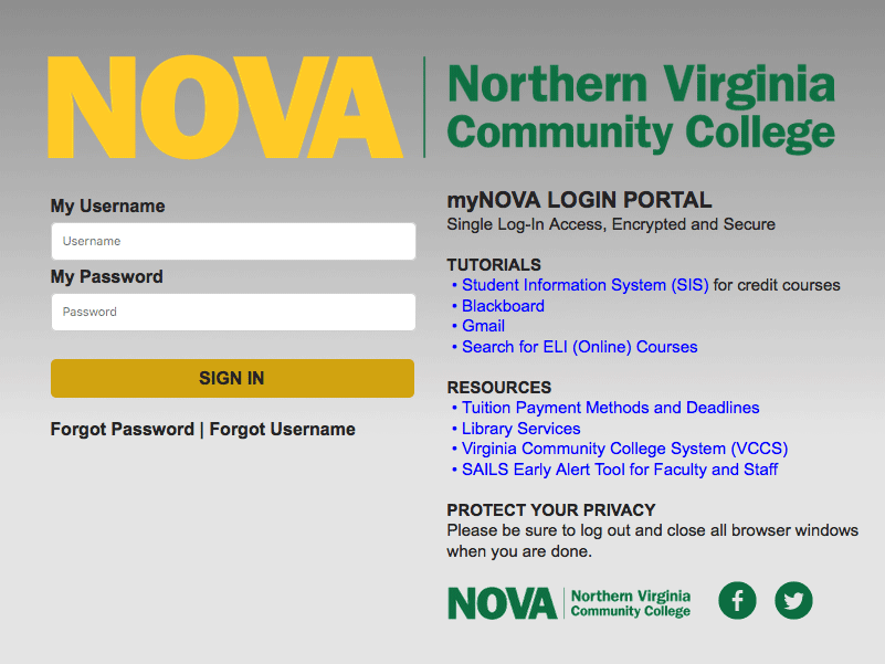 MyNova Login at Nvcc.my.vccs.edu - My Nova Student Login Guide