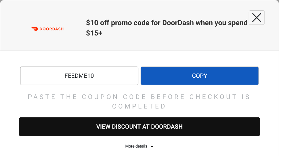 Doordash promo code For Existing Customer