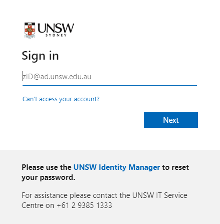 How to log in to myUNSW