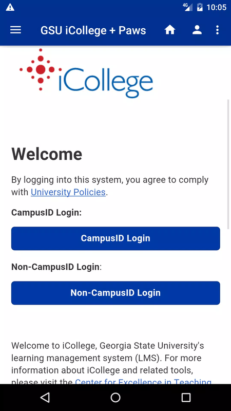 How to log into iCollege