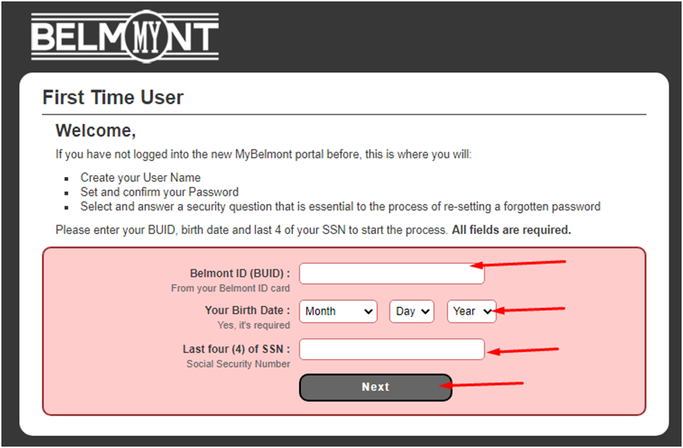 How To Register Mybelmont?