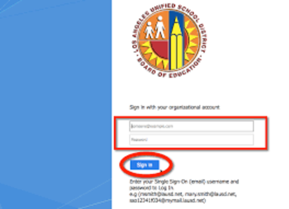 How to log into your lausd email via web