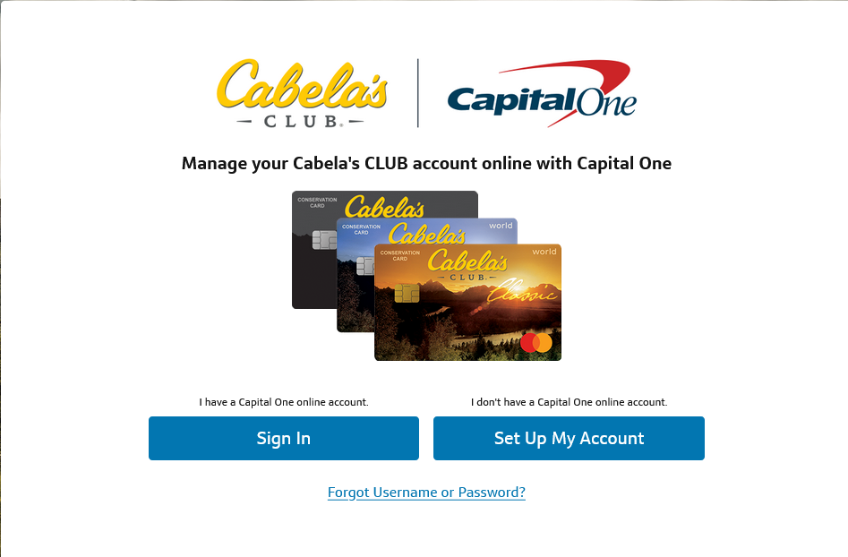Cabela Credit Card Login-Customer Service (Payment Account setup & Activation)