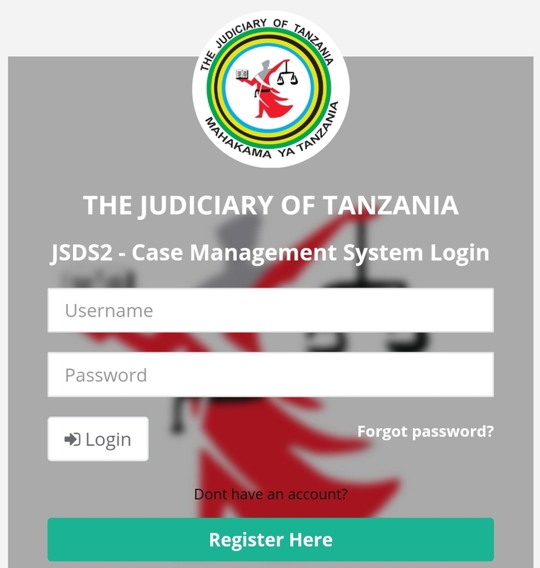 How to regist& Login Judiciary of Tanzania Portal