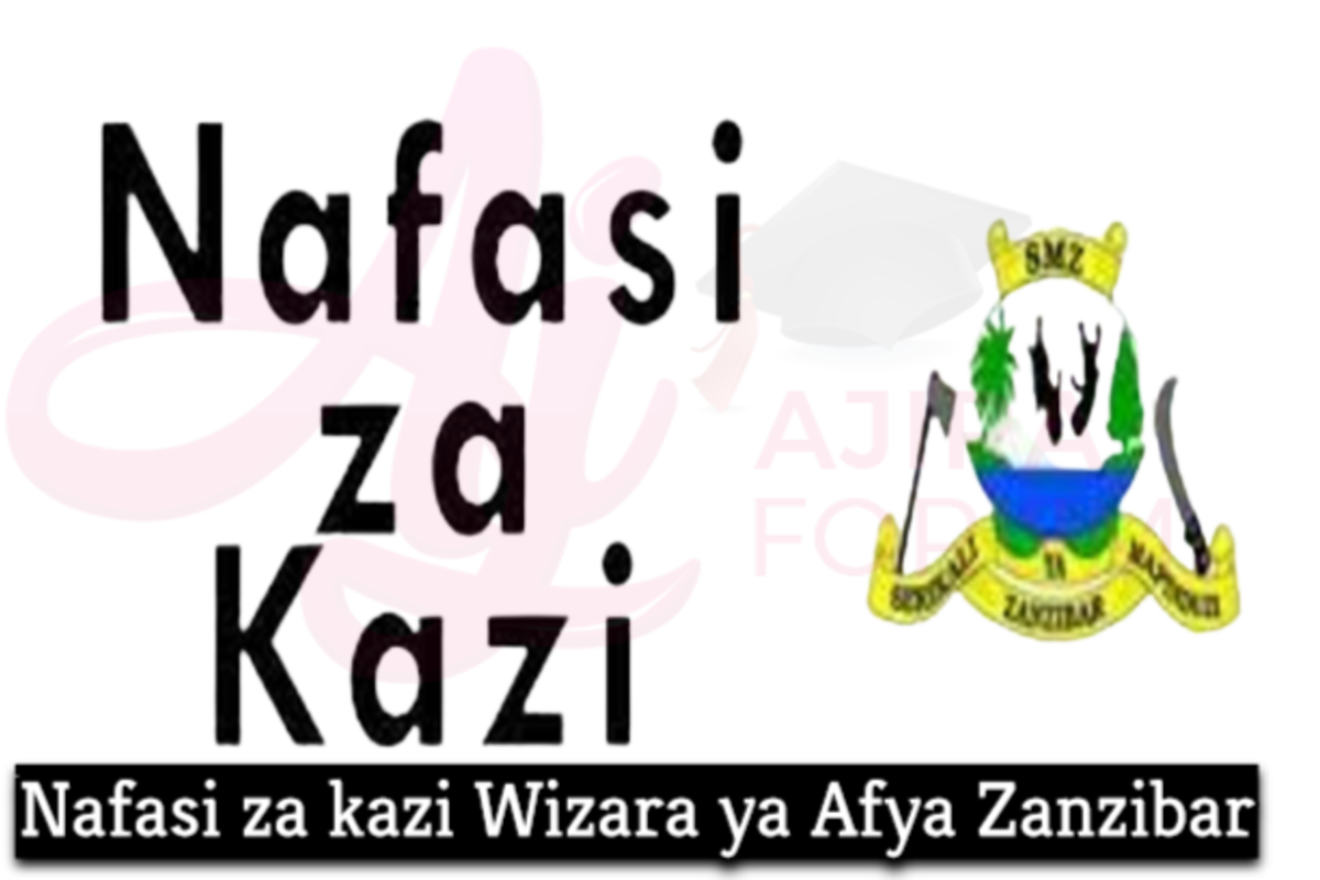 Nafasi za kazi Wizara ya Afya zanzibar February 2023