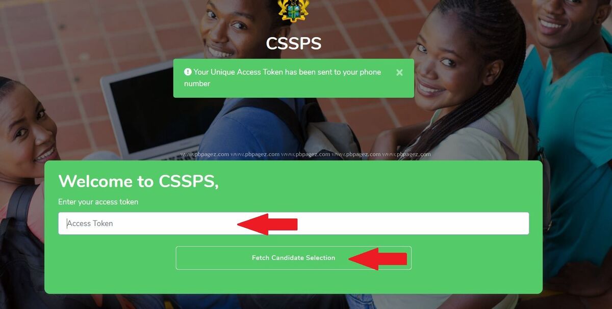 How to Generate Token for CSSPS School Verification 2024/2025