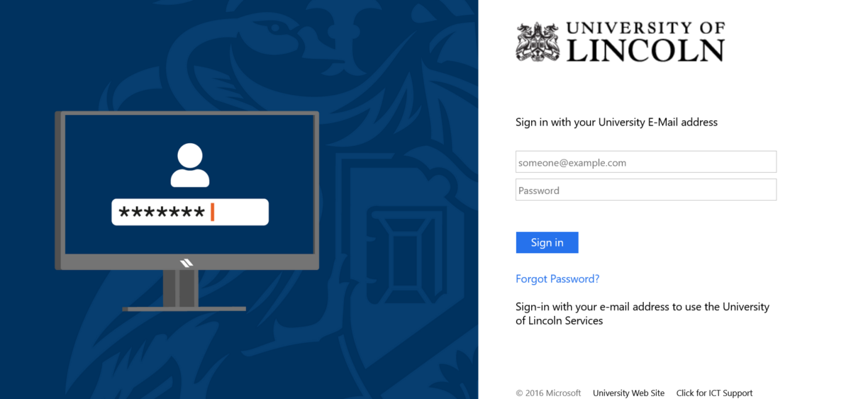 How to log into Lincoln University