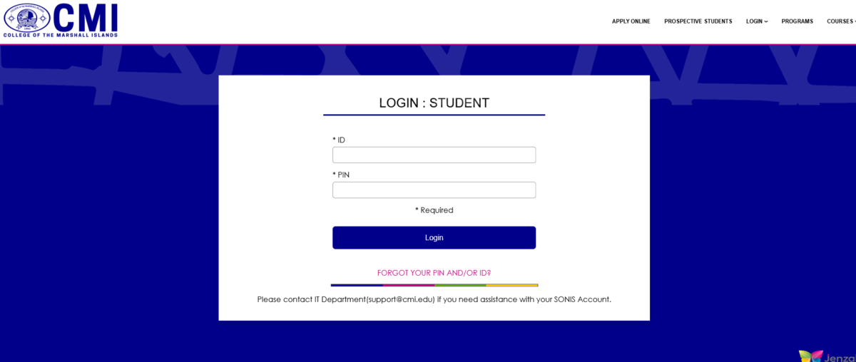 How to log into College of the Marshall Islands Cmi 