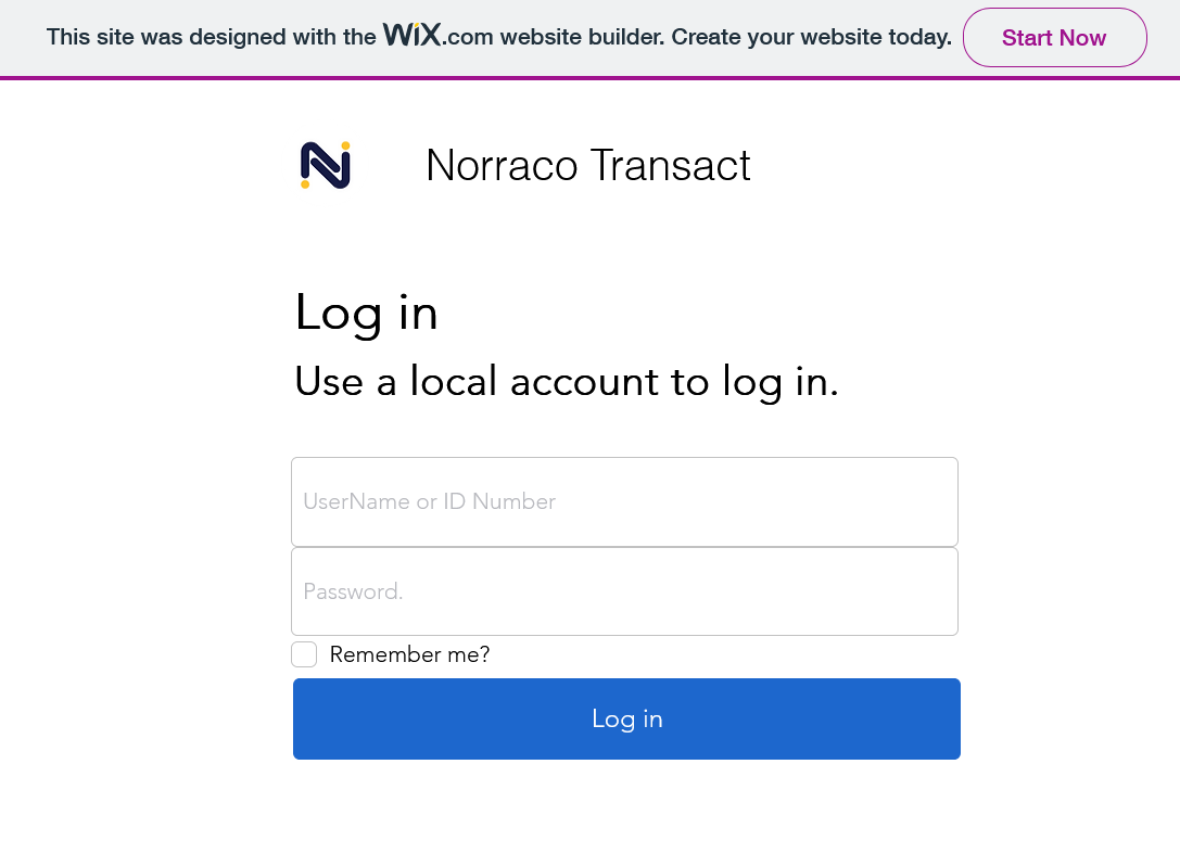 Norraco Transact Login – How to Access Your Account