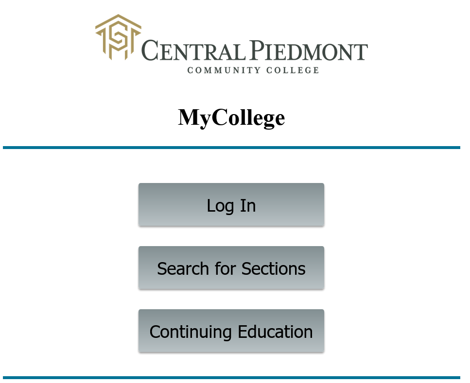 MyCollege CPCC Login -Central Piedmont Community College Portal