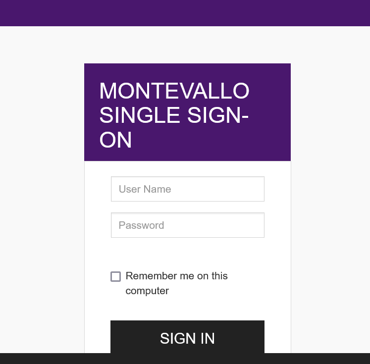 How to log into University of Montevallo(UM)