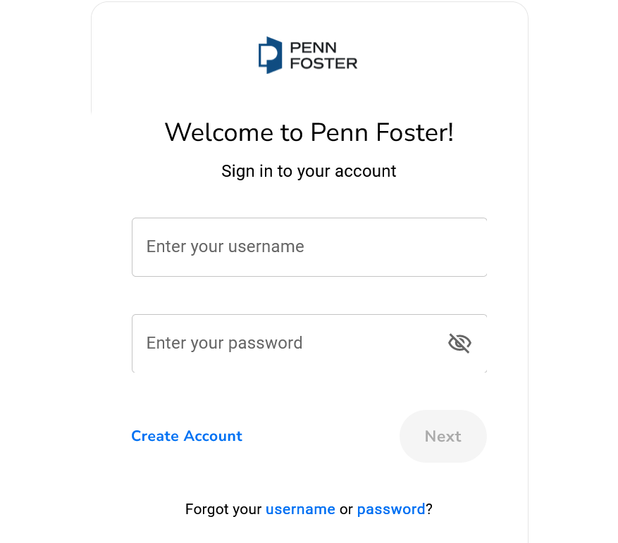 How to log into Penn Foster College