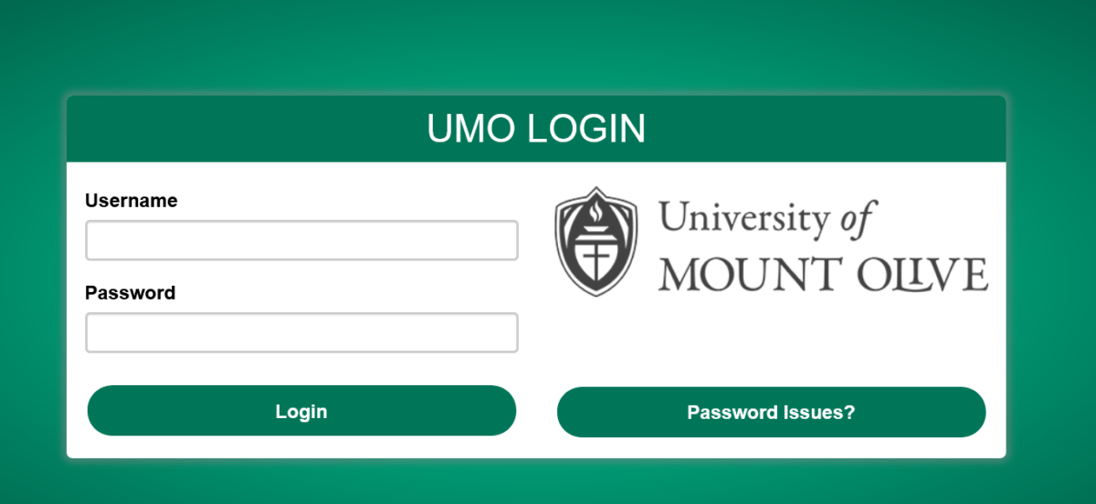How to log into University of Mount Olive(UMO)